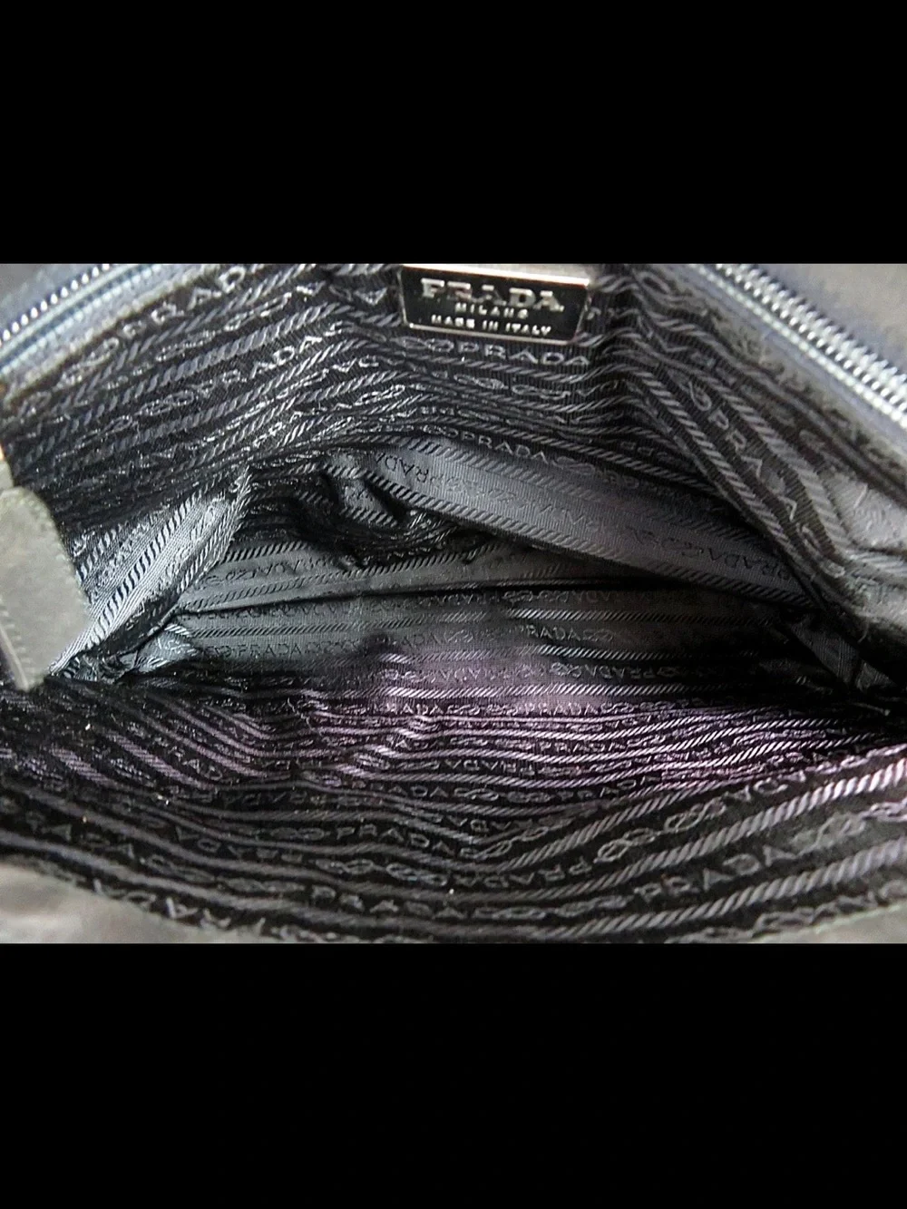 Prada Black Nylon Tote Bag